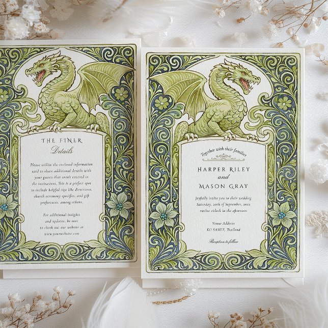 Invitación Boda Dragón Eslovenia Ljubljana (Subido por el creador)