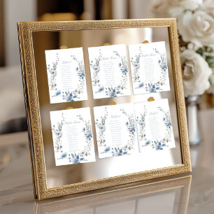 Invitación Boda Dusty Blue Wildflower