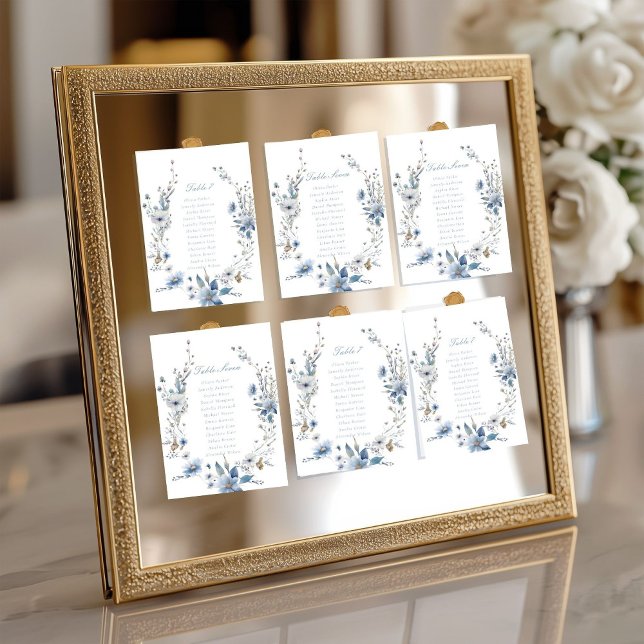 Invitación Boda Dusty Blue Wildflower (Subido por el creador)