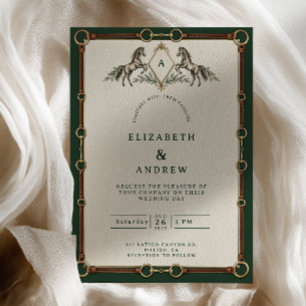 Invitación Boda Ecuestre Cresta de Cuero
