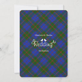 Invitación Boda editable de Scottish Tartan Clan Plaid