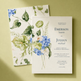 Invitación Boda Editorial Moderna de Orquídea Anthurium