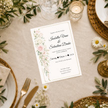 Boda Elegancia Rosa Rubor Romántico