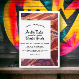 Invitación Boda elegante Bella Artes de resumen minimalista m