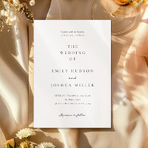 Boda elegante blanca moderna