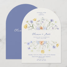 Boda elegante con flores silvestres escritas a man