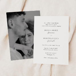 Invitación Boda elegante de Bianca