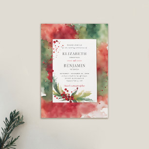 Invitación Boda elegante de color acuático moderno para Navid