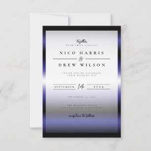 Invitación Boda Elegante de Cuero Orgullo