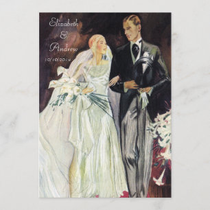 Invitación Boda elegante de Edwardian