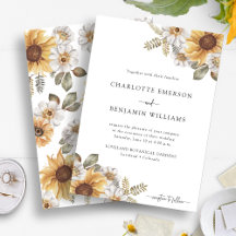 Boda Elegante de Girasoles