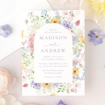 Boda elegante de jardín de flores silvestres en pa