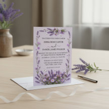 Boda elegante de jardín floral de lavanda