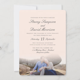 Invitación Boda elegante de la foto