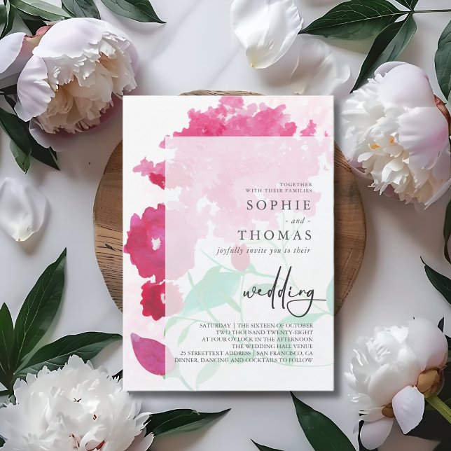 Invitación Boda elegante de las ligas suaves (Subido por el creador)