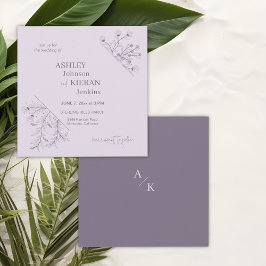 Invitación Boda elegante de Lavender