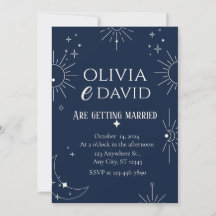 Boda elegante de Luna y Estrellas