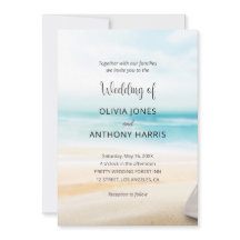 Boda elegante de playa costera