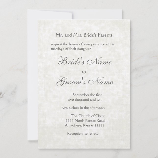 Invitación Boda elegante del iris (Anverso)