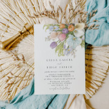 Boda elegante floral pastel acuarela