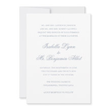 Boda elegante formal tradicional azul turbio