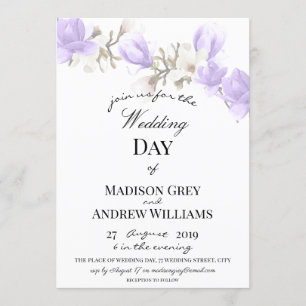 Invitación Boda elegante Magnolia Blossom