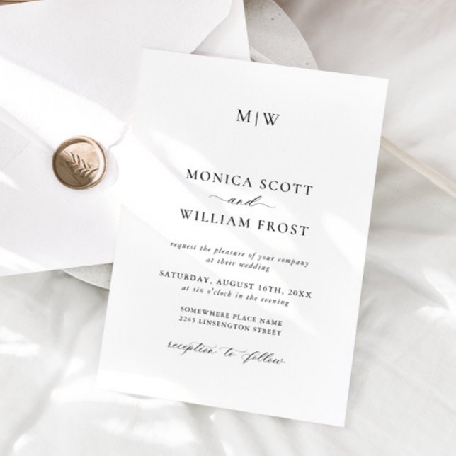 Invitación Boda elegante Minimalista (Subido por el creador)