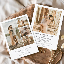 Invitación Boda elegante minimalista moderna simple