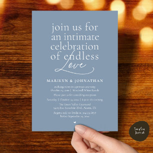 Invitación Boda elegante moderna, amor interminable, recepció