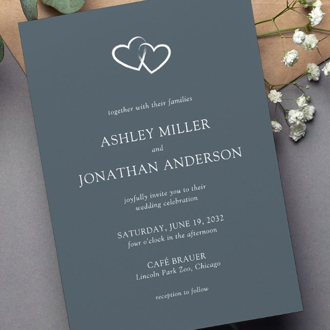 Invitación Boda Elegante Moderno y Simple Elements (Subido por el creador)
