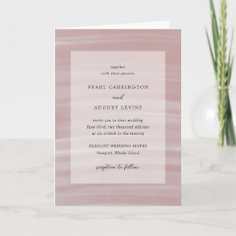 Invitación Boda elegante rosa chic costero