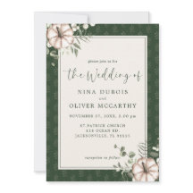 Boda elegante rústica con calabazas y hojas verdes
