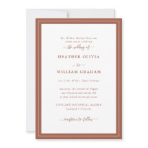 Boda Elegante Script Terracota