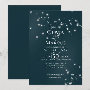 Invitación Boda Elegante Seaside Driftwood Tulle Arbor