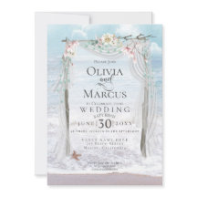 Boda | Elegante Seaside Driftwood Tulle Arbor