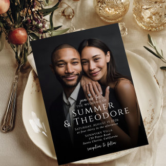 Invitación Boda elegante y moderno