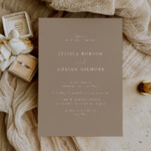 Boda elegante y moderno de color claro