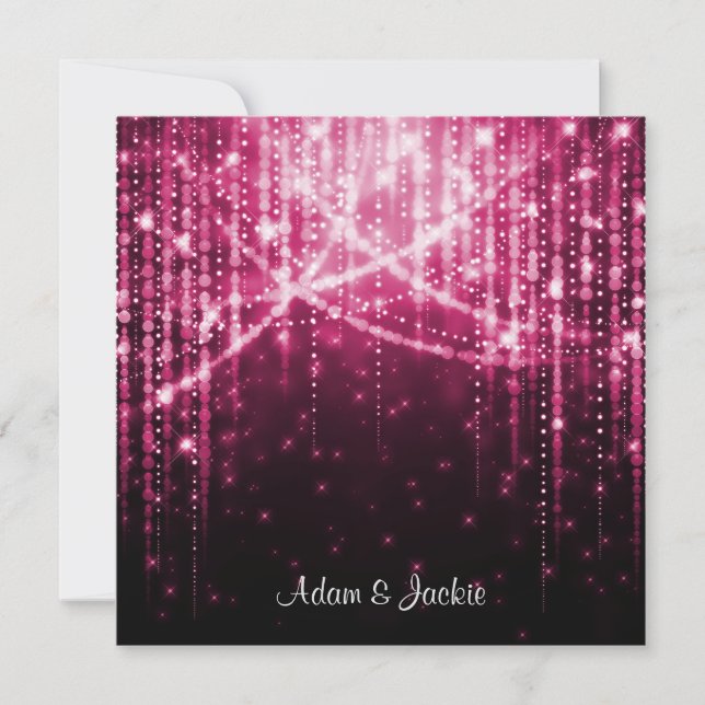 Invitación Boda ELEGANTE Y MODERNO ROMPER ROPA (Anverso)