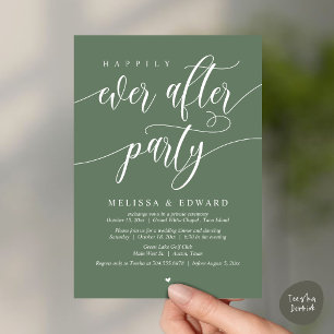 Invitación Boda Elopement, Afortunadamente Después De Fiesta
