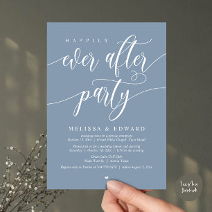 Invitación Boda Elopement, Afortunadamente Después De Fiesta