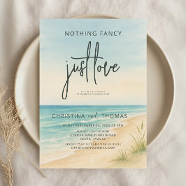 Invitación Boda Elopement Beach