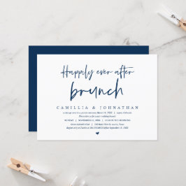 Invitación Boda Elopement, felizmente desde el brunch