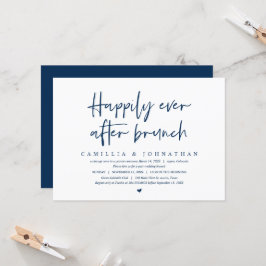 Invitación Boda Elopement, felizmente desde el brunch Invit