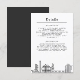 Invitación Boda en Austin | Detalles de Invitados