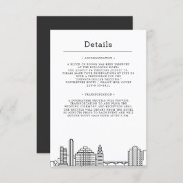Invitación Boda en Austin | Detalles de los invitados