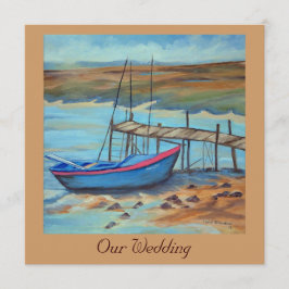 Invitación boda en barco