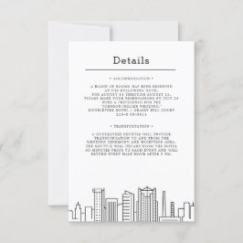 Invitación Boda en Birmingham, Alabama | Detalles de Invitado