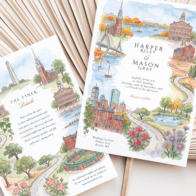 Invitación Boda en Boston MA (Subido por el creador)
