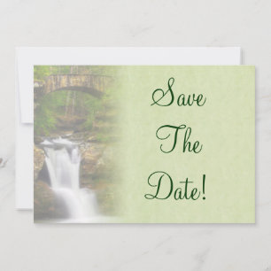 Invitación Boda en Cascada Guardar la Fecha