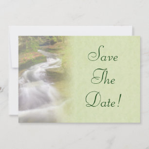 Invitación Boda en Cascada Guardar la Fecha